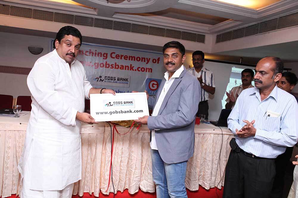 Launch of Gobs Bank by Labour Minister Mr.Shibu Baby John