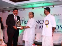Excellence in IT education,Travencore Award by Fin.Minister KM.Mani